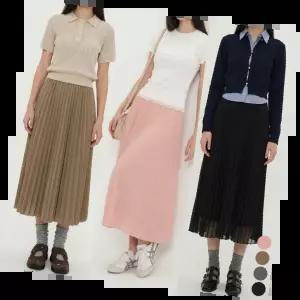 쉬폰주름플레어 여성 여름 원피스 롱 사이즈 편안한 룩 데일리 패션 드레스2