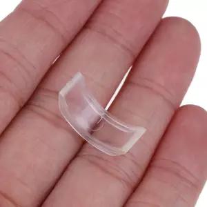 8개 투명 보이지 않는 반지 사이즈 조절기 루즈한 감소용 스페이서 링 가드