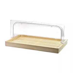 브레드박스 디저트 쿠키 케이스 스낵 플립 빵 커버 진열 플