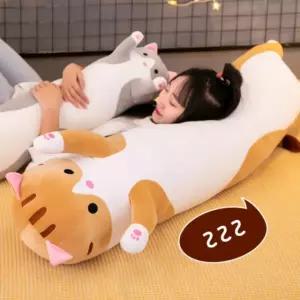 쿠션 모찌 수면 인형 롱 대형 애착 베개 70cm 찰떡 귀 OeI3+3LpT