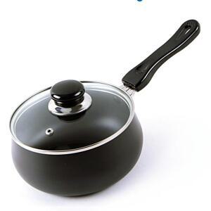 쥬노 블랙 경질 편수 20cm 국 찌개 학교 관공서 라면 네오플램 세라믹 양은 곰솥 키친아트 냄비 스텐