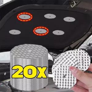 자동차 배기 파이프 열 차폐 클립 단열재 고정 와셔 알루미늄 엔진 방음 매트 리테이너 너트 언더바디 수리