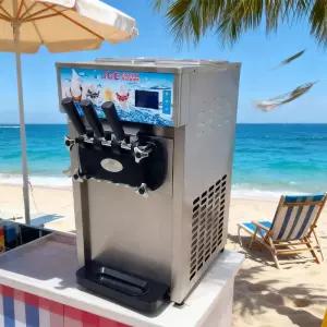 상업용 8L 소프트 기계 냉동 요구르트 제조기 2 맛