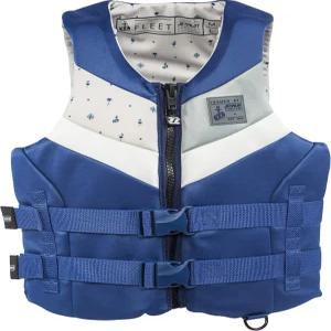 제트파일럿 플릿 네오프렌 해안경비대 승인 구명조끼 PFD(NVY/WHT XL/2XL)