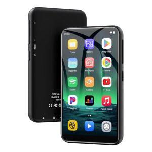 [미국배송] 블루투스 및 WIFI가 지원되는 160GB ZAQE MP3 플레이어 스포티파이가 AUDIBLE AMAZON MUSIC 판도라 플레이 스토어 4인치 HD 풀 터치 스크린 안드로이드 MP4 용 플레이어