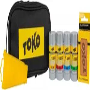 크로스 컨트리 스키용 TOKO 그립 왁스 키트 - 멀티 템프 노르딕 4개입 다목적 스크래퍼 및 플라스토 코크