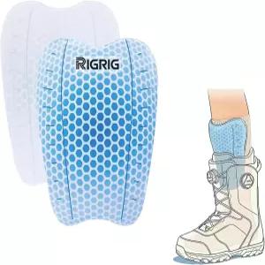 리그릭 스키 신 가드 젤 패드 - 재사용 가능한 접착식 부츠 및 스노보드 보호대 패딩용 압력 장비