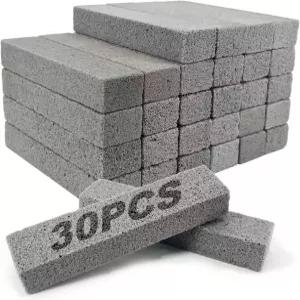 변기 청소용 부석 30팩 스틱 제거 하드 워터 링 욕조 주방 싱크대 그릴 가정용