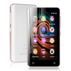 [미국배송] 블루투스 및 WIFI가 지원되는 160GB MP3 플레이어 스포티파이가 용 이노오아시스 MP4 아마존 뮤직 오디오 리비 4.0인치 터치스크린 안드로이드 뮤직 스피커 최대 1TB 핑크