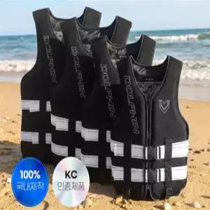 더블유케이 돌핀 구명조끼 딥블랙, M