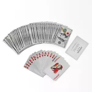 유니크 실버 100달러그림 포커카드 보드게임 커플게임