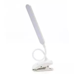밝기 각도조절 책상집게스탠드 미니 화이트 미니등