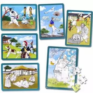 만들기 뚝딱 민속교 공작소 컬러링 민 교구용품 퍼즐 OBv2+4IwW