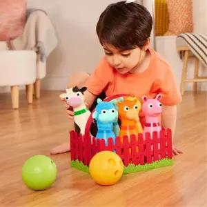 동물 모양 아기볼링 장난감 바구니 세트 집에서하는 18개월 실내