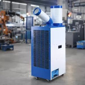 웰템 국내생산 산업용에어컨 이동식 코끼리 주방 공장 실외기없는 업소용에어컨 1구