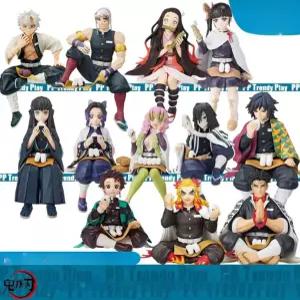 귀멸의 칼날 자동차 피규어 네즈코 탄지로 장식 인형