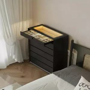 아일랜드서랍장 수납장 침실 악세서리 모던 원목 드레스룸