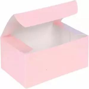 케이크 서플라이샵 축하 세트 101/2 파운드. 글로스 캔디 글로시 핑크 웨딩 파티 선호 비스킷 박스 5.5인치