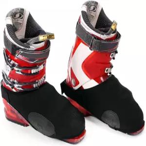 스키 부츠 커버 방수 겨울 1켤레 발 보온 건조 및 스포츠를 위한 훌륭한 도구 블랙