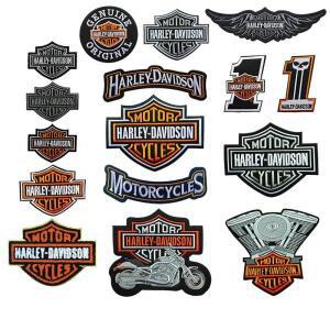 자수 펑크 독수리 패치 암밴드 배낭 배지 의류용 후크 백킹 할리 데이비슨 오토바이 스타일링 키링