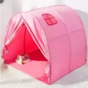 공주 실내 작은 동굴텐트 돔 가정용 꾸미기 핑크 캐노피 원형 커튼 지붕