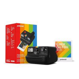 Polaroid Go Generation 2 - 미니 인스턴트 카메라 필름 번들 사진 16장 - 블랙 6280