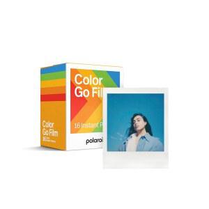 Polaroid Go 컬러 필름 - 화이트 프레임 - 사진 16장 6017 - Go 미니 필름은 Polaroid Go 카메라에만 호환됩니다 Polaroid I-Type Now 카메라와 호환되지 않음