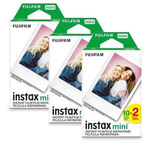 Fujifilm Instax 미니 인스턴트 필름, 5팩 필름 번들, 50장의 사진 시트