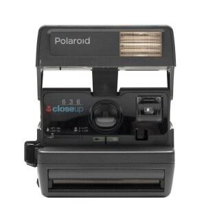 Impossible Polaroid 600 스퀘어 블랙 원스텝 카메라, 블랙 PRD541