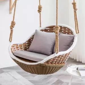 야외 체어 그네 펜션 흔들 쿠션 발코니 테라스 벤치