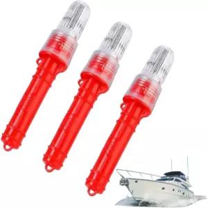 레토프 3 PCS 보트 플레어 2026년 신규 해안 경비대 승인 해상 방수 비상 신호 어망 구명 뗏목 및 부표용