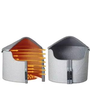 사무실 발난로 파티션 책상밑 커버 없음 워머 2단 조절 병풍 캠핑용 난로 히