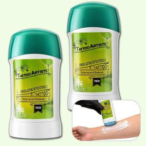 레이일 타투 트랜스퍼 젤 2Pcs 스텐실 크림 전문가용 안전하고 쉬운 바디 아트 스킨 솔루션 아티스트와 초보 스튜디오용 (각각 70g)