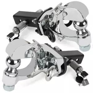 차량용 견인고리 볼마운트 히치볼 잠금 카라반 스테인리스