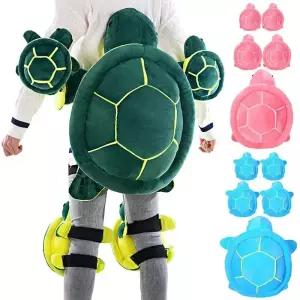 스키 엉덩이 세트 보호 쿠션 충격 흡수 패드 스노우 보드 용 편안한 PP 면 거북이 무릎