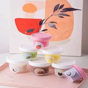 아이스크림 용기 푸딩컵 홈베이킹 디저트 100개 세트 일회용 PP