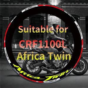 반사 휠 타이어 오토바이 액세서리 수정 스티커 허브 데칼 림 스트라이프 테이프 CRF1100L 아프리카 트윈 R