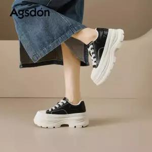 셉띠엠브레 캐주얼 가벼운 여성러닝화 보드화 흑백 통굽 편안한 UNO1
