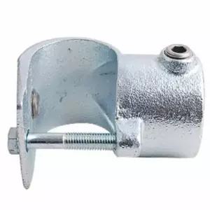 다용도 파이프클램프 실버 원형조인트 랙자재 파이프 소켓 메탈 스텐 조립 인테리어 배관 아시바 연결