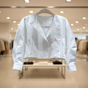 [스타일리쉬바이피클]노카라 코튼 블루종 FSDCOP12JW1