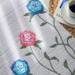 [단잠] 케어 워싱 입체코사지 자수이불 (2170405A)