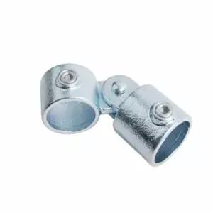 다용도 파이프클램프 실버 메탈조인트 소켓 원형파이프조인트 파이프랙 스텐 조립 자재 인테리어 배관 아시