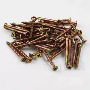 3.5mm 접시피스 3.5x35 목재 크류 목공 태핑나사 십자 머리 나사못