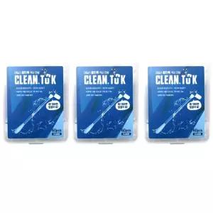 클린톡 액상면봉60개입 x 3개화장수정 이개 귀후비개 파게 알콜 스틱 세척 배꼽청소 미용