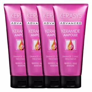 케라시스 마이드 극손상 클리닉 트리먼트 200ml X 4개헤어컨디셔너 머리영양제 케먼 헤어먼 먼트 에센스