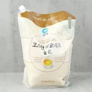 대상 청정원 마요네즈 업소용 고소한 마요네스 골드 스파우트팩 3.2kg 1개 977680