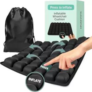 압력 를 위한 팽창식 쿠션 - 휠체어용 에어 시트 테일본 및 콕시스 지지 패드 사무용 미끄럼 방지 여행용