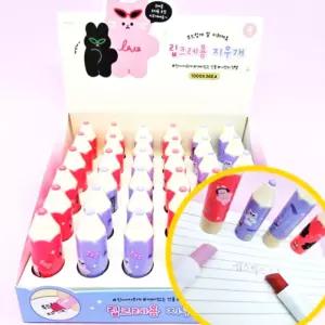 지우개 대용량 미니어처 모양 크레용 한박스 36개입학원 어쳐 립스틱 문구 공기 선물 달란트