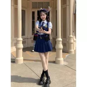 주토피아 주디 코스튬 코스프레 토끼 할로윈 남녀 닉  캐릭터 옷 의상 졸업사진