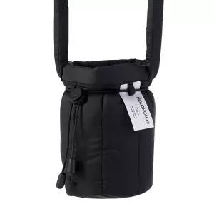 홀로홀로 밀크 텀블러 보온병 원터치 스텐 손잡이 머그 컵 구름 파우치 매트블랙